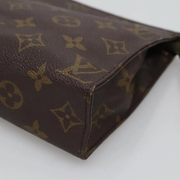 LOUIS VUITTON Monogram Poche Toilette 19 Pouch M47544 LV Auth 139379 - Picture 8 of 16